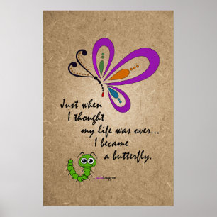 Póster A borboleta:  Começos novos