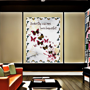 Póster A Borboleta Não Era Uma Belo nascer