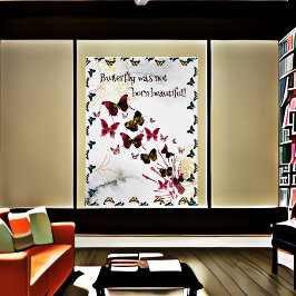 Póster A Borboleta Não Era Uma Belo nascer