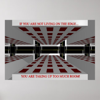 Póster A borda (impressão)