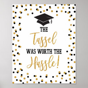 Poster A borla valeu o sinal da graduação da trabalheir