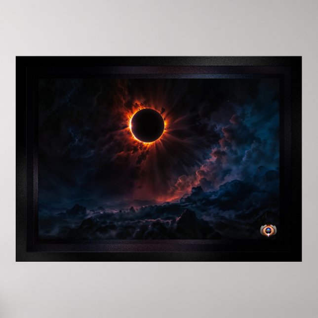 Poster A Brevemente Eclipse AI Art de Xzendor7 (Frente)