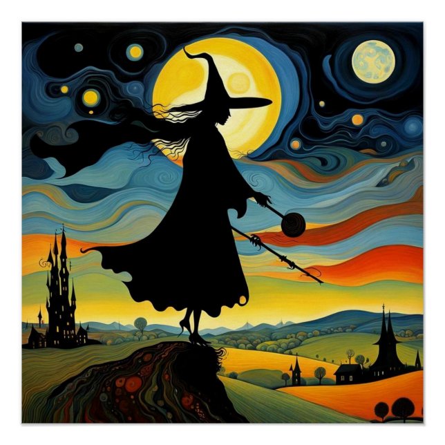 Póster A Bruxa assiste (Frente)