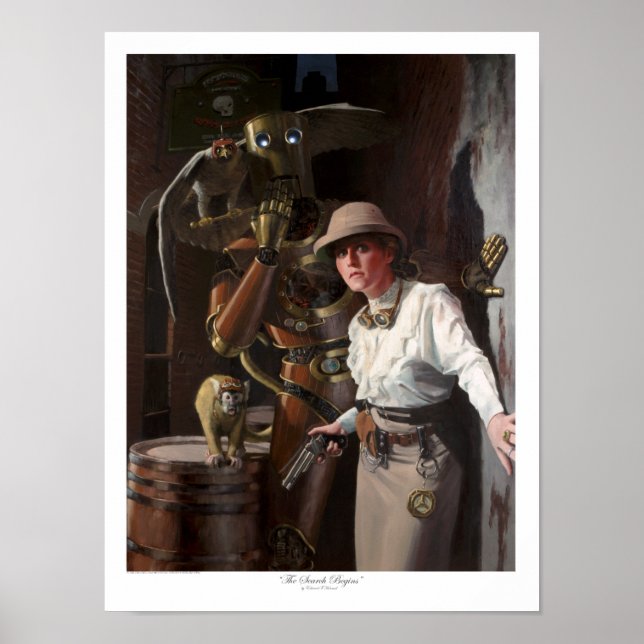 Póster "A Busca Começa" (Frente)