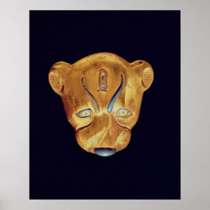 Poster A cabeça do leopardo, do túmulo de Tutankhamun