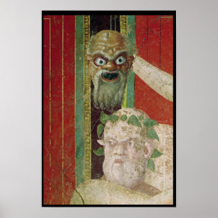 Póster A cabeça do Silenus idoso