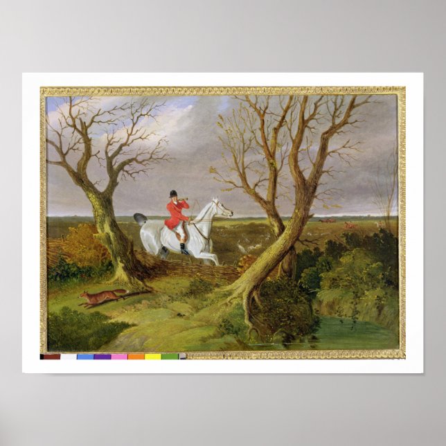 Póster A Caça Suffolk - Foi-se embora (óleo na canvas) (Frente)