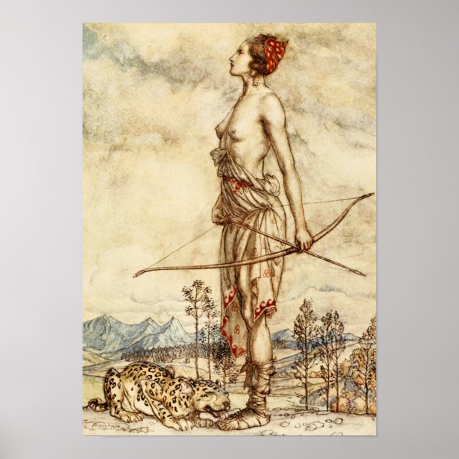 Poster A Caçadora Diana (Frente)