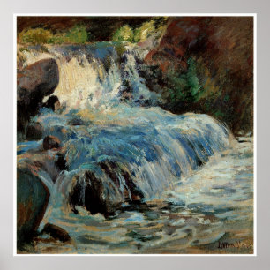 Poster A cachoeira por John Henry Twachtman