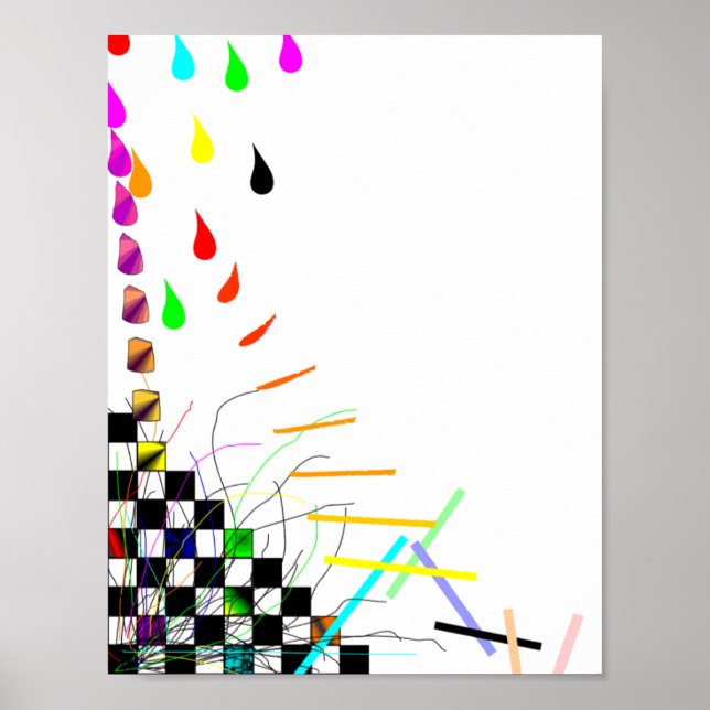 Póster A Cair No Local (Frente)