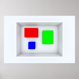 Póster A caixa de cores