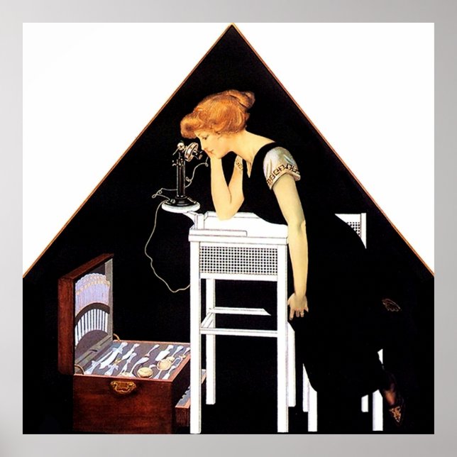 Poster A Caixa de Prata por C Coles Phillips (Frente)