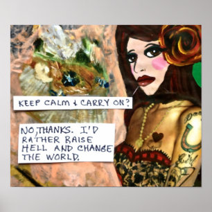 POSTER A CALMA DE POSTER-KEEP E CONTINUA?