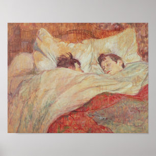 Póster A cama, c.1892-95