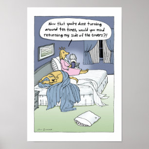 Póster "A cama de casamento"