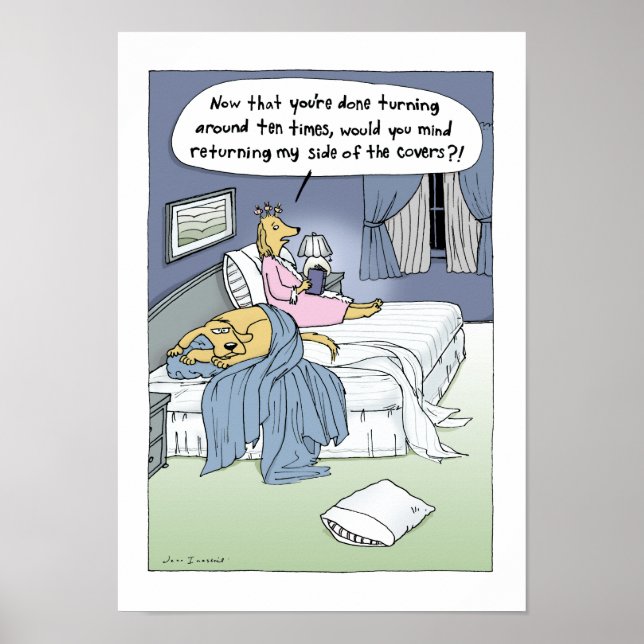 Póster "A cama de casamento" (Frente)