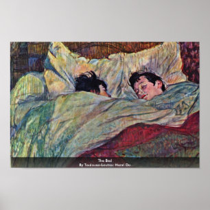 Póster A Cama, Por Toulouse-Lautrec Henri