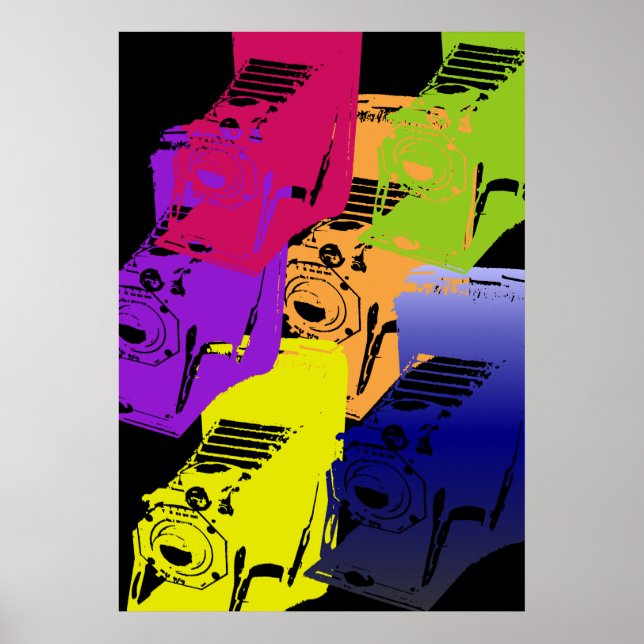 Póster a câmera - escuro (Frente)