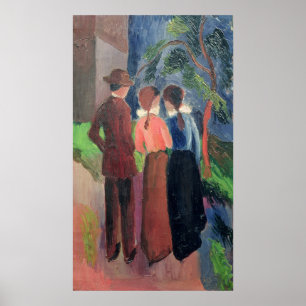 Póster A caminhada, 1914