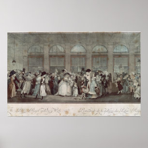 Poster A Caminhada da Galeria Real de Palais, 1787
