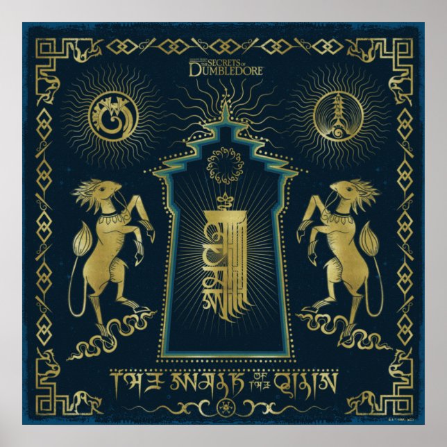 Poster A caminhada da tapeçaria da Torre do Ouro Qilin (Frente)