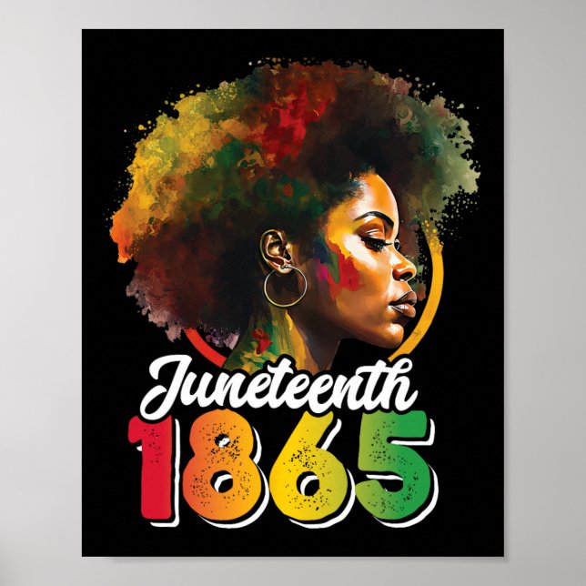 Poster A Camisa Do Dia Da Independência É Uma Mulher Pret (Frente)