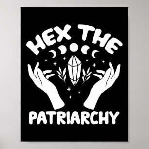 Poster A Camisa Patriarca Feminista Wicca Bruxa 1