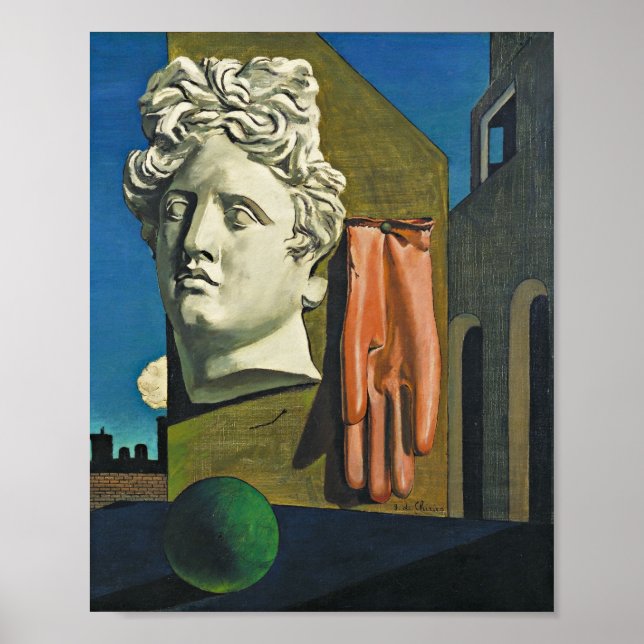 Poster A Canção de Amor | Giorgio de Chirico | (Frente)