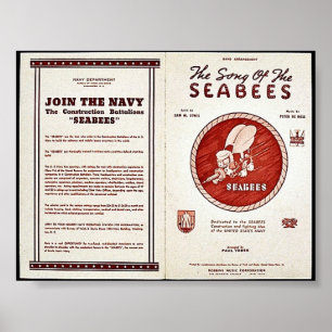 Póster A canção dos Seabees