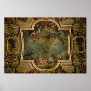 Poster A captação da cidade e da citadela Ghent em seis