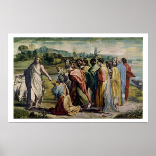 Póster A carga do cristo a St Peter (desenhos animados