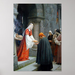 Poster A Caridade Da Rua. Elizabeth Da Hungria