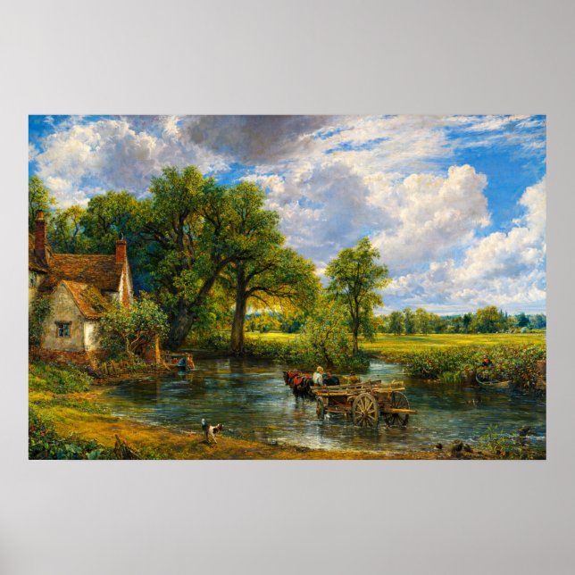 Poster A Carruagem de Feno por John Constable (Frente)