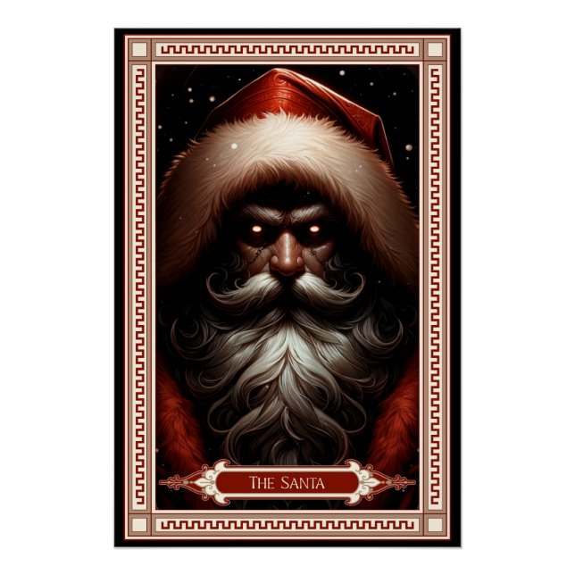 Póster A Carta do Papai Noel Tarot (Frente)