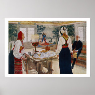 Póster A casa de campo de um mineiro, de um por