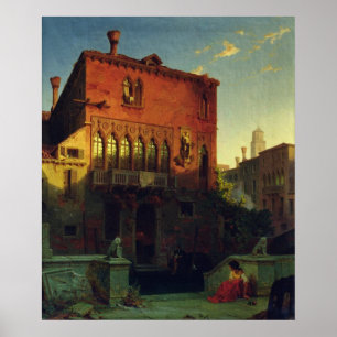 Póster A casa de Othello, Moore em Veneza, 1856
