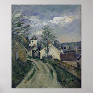 Poster A casa do doutor Gachet em Auvers, 1872-73