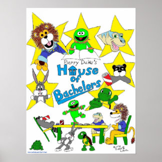 Póster A CASA DOS SOLTEIROS de Barry Duke