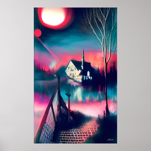 Poster A Casa Fantasma em Faragasso Heights (Frente)