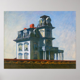 Poster A Casa junto à Ferrovia | Edward Hopper |