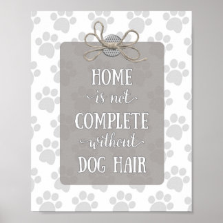 Poster A casa não está completa sem Cinzas de cabelo de c