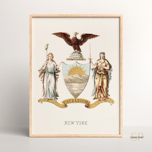 Poster A Casaco de Armas Raras de Henry Mitchell, de Nova