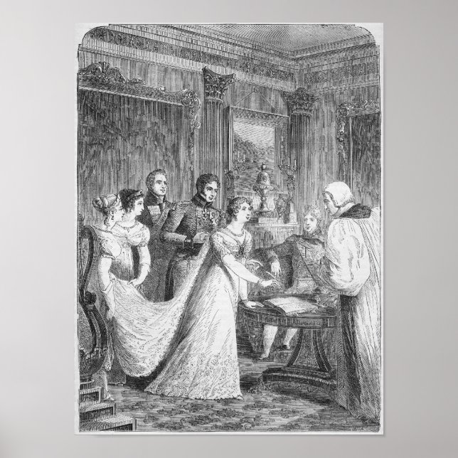 Poster A Casamento da Princesa Charlotte de (Frente)
