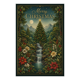 Póster A Cascata da Magia de Natal