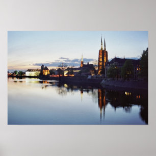 Póster a catedral de Wroclaw