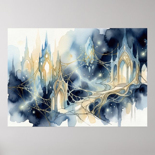 Poster A Catedral do Sopro Luminoso (Frente)