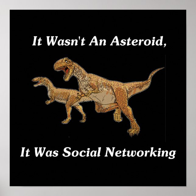 Póster A Causa Real Da Extinção Do Dinossauro (Frente)