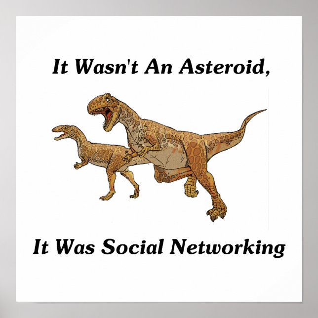 Póster A Causa Real Da Extinção Do Dinossauro (Frente)