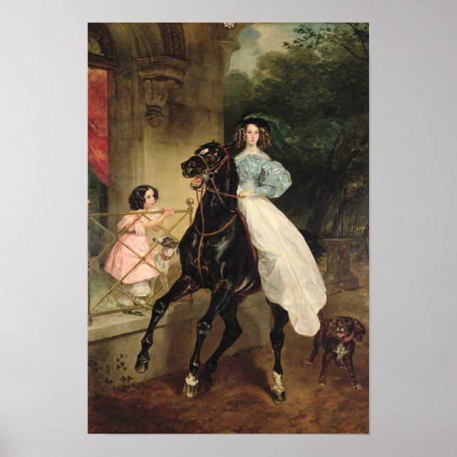 Poster A Cavaleira, Retrato de Giovanina (Frente)