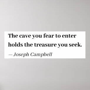 Poster A caverna que teme entrar segura o tesouro